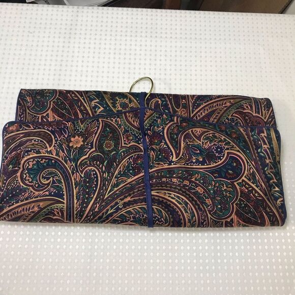 Paisley Hang Up Travel Jewelry Accessory Garment Bag - Picture 8 of 8
